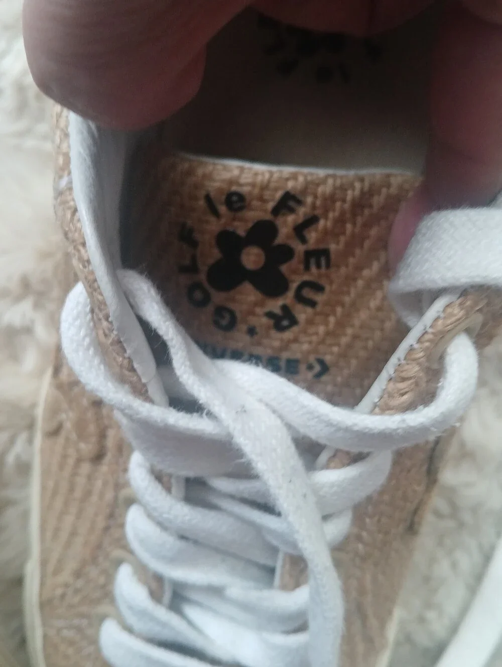 💎 CONVERSE Women's Shoes Golf Le Fleur x Converse One Star Ox Burlap